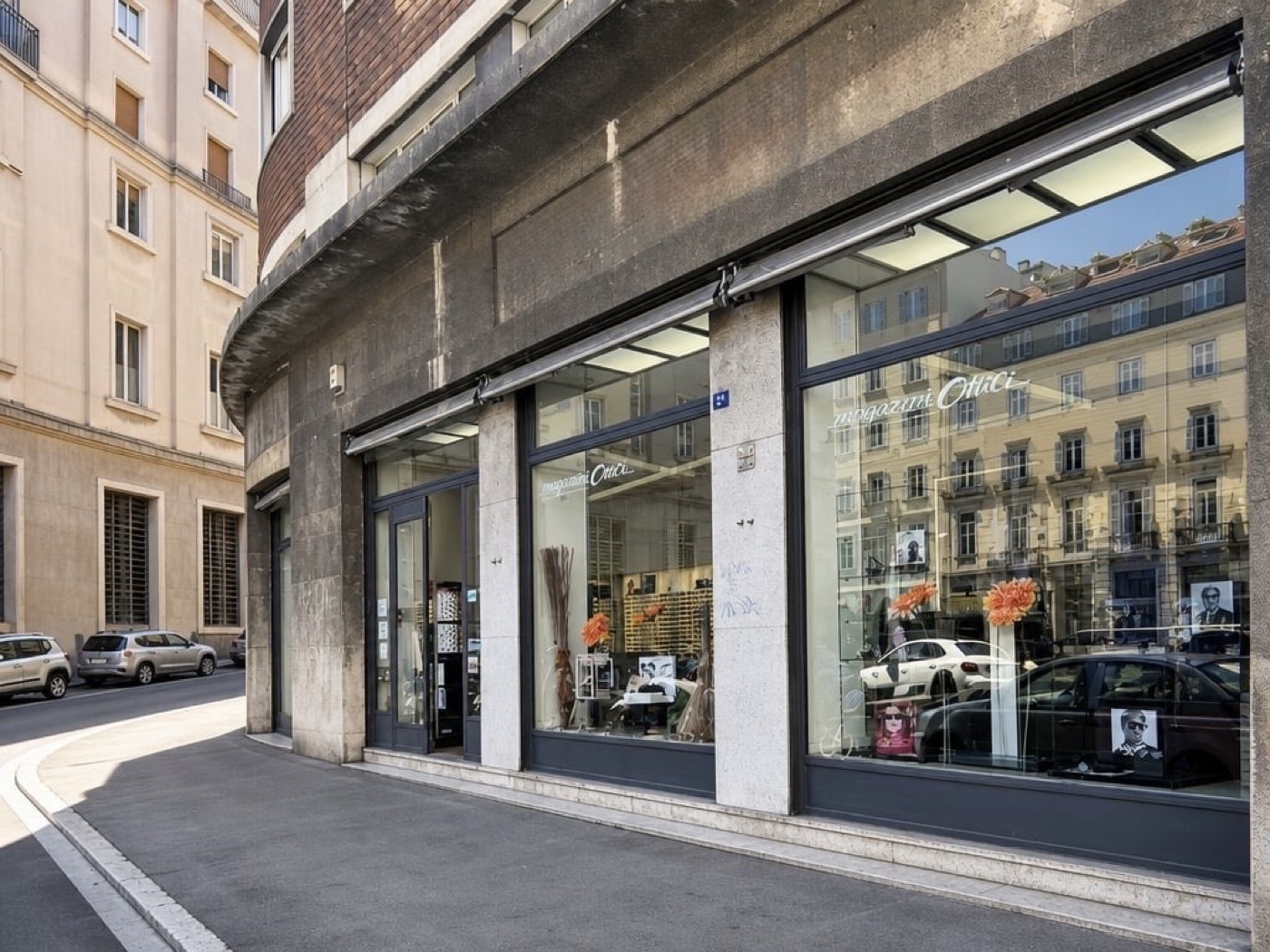 Vetrina Magazzini Ottici in Largo Riborgo, Trieste